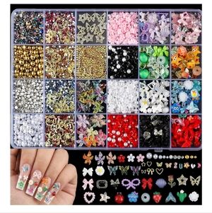 3D Nail Charms and Nail Gems